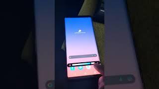 Samsung Galaxy Note 9 screen flickering trigger