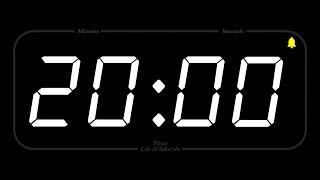 20 MINUTE - TIMER & ALARM - Full HD - COUNTDOWN