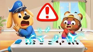 Don't Play with Sockets | Electrical Safety for Kids | Kids Cartoon | Sheriff Labrador