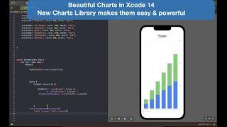 Xcode 14: Charts in SwiftUI iOS16 with the new Charts library