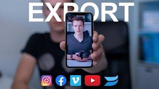 Die besten Export-Einstellungen für deine Videos | DaVinci & Premiere