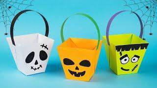 Creative Halloween Papercraft: Fun DIY Basket Ideas for Spooky Decor!