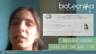 CSIR NET Chemical Science Preparation Tips By Topper Bhavana Saroha JRF Rank 59