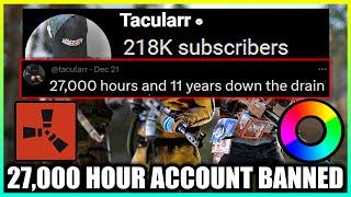 200k Sub Youtuber Banned with 11 Year Account for Using Reshade in Rust