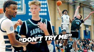 They Tried To TEST BRONNY JAMES! Defender Got Dunked On BAD | Sierra Canyon vs Saugus