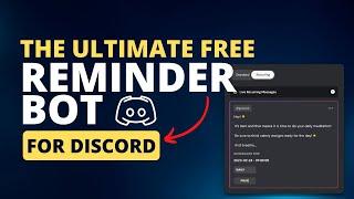 Best Free Reminder Bot For Discord