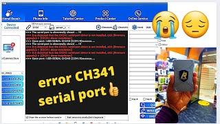 irepair box p10 not connect error It is detected that the CH341serial port driver is not installed