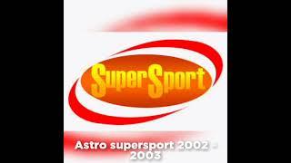 Astro Supersport 1996 - 2009 Logos Evolution #shorts