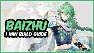 BAIZHU | 1 Minute Build Guide | Genshin Impact 4.6 | ADHD Version