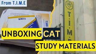 TIME Coaching Material Unboxing || TIME coaching material for CAT || TIME Coaching Study Material