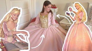 I Made Anneliese's Pink Dress! Princess And the Pauper Barbie Movie Costume Cosplay DIY