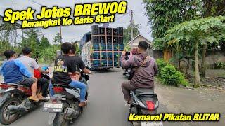 Pengawalan BREWOG AUDIO Menuju Garis Start Karnaval Pikatan BLITAR Bawa Spek Jotos