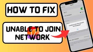 Fixed  Unable To Join Network Problem On iPhone 2023 | How To Fix Unable To Join Network (iOS 17)