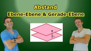 Abstand Ebene-Ebene/ Gerade-Ebene || Mathe leicht gemacht