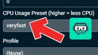 Streamlabs OBS How to LOWER CPU Usage New!