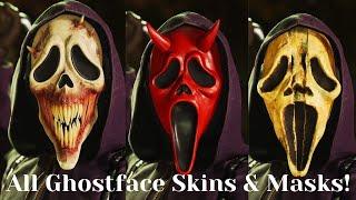 MK1 Ghostface ALL Skins/Outfits & Gear (Masks) - Mortal Kombat 1