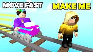 I Use FASTEST ADMIN CART In Roblox Cart Ride