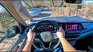 NEW Volkswagen California Beach Tour T7 2025 (2.0 TDI SCR 150 HP) | POV Test Drive #2357 Joe Black