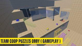 Team Coop Puzzles Obby (Roblox) / Gameplay / 2023