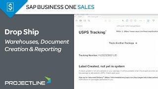 SAP Business One Drop Ship | Warehouses, Document Creation & Reporting