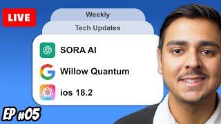  Live: YouTube Inspiration Tab, Google Willow, SORA AI – Weekly Tech Ep 05