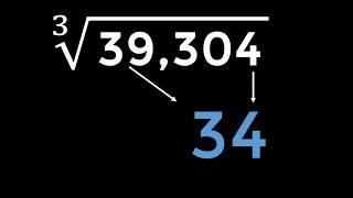 How to calculate cube roots in your head