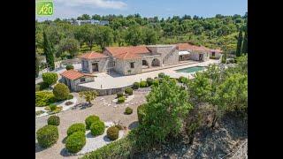 Luxurious 4 bedroom stone bungalow in Giolou for sale €1,250,000 Ref 3002