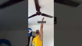 FAN clean karwane ki new Technique |Laddu Mutya Baba Trend #couplecomedy #laddumutya #funnyshorts