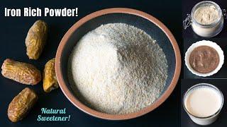 Dates Powder | Iron Rich Baby Food | Natural Sweetener for Baby Porridges & Desserts