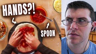 Pro Chef Reacts.. To The WORST Pizzas! (Epicurious)