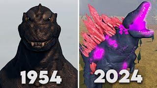 GODZILLA *evolução roars games Roblox* (1954 - 2024)