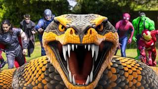 Avengers VS Snakes!!!!