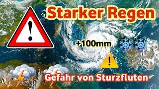 Wetter morgen, Dienstag - Gewitter, Regen, Schnee und Sonne