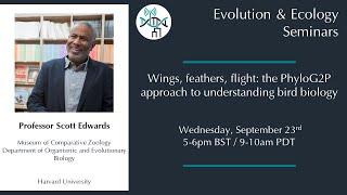 [Scott Edwards] Wings, feathers, flight: the PhyloG2P approach to understanding bird biology