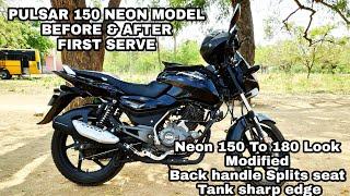 pulsar 150 Neon review and First Service experience in show room தமிழ், neon 150 to 180 மாத்தலாமா!!!