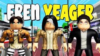 Aku Membuat EREN YEAGER Di Brookhaven W/codes - Roblox Indonesia