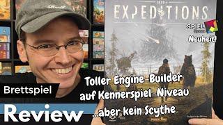 Expeditions - Ein Spiel in der Welt von Scythe - Feuerland – Brettspiel – Review und Regelerklärung