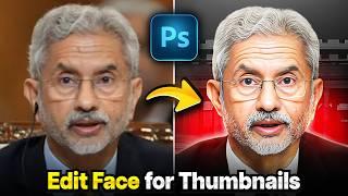 PHOTOSHOP Face Editing HACKS to Boost Your Thumbnails!