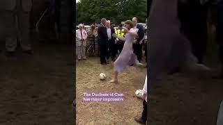 Duchess of Cambridge United? Kate Tries Football  