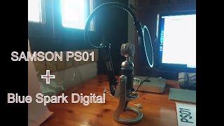 SAMSON PS01 STUDIO MIC POP FILTER - Blue Spark Digital