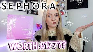 SEPHORA COLLECTION PREMIUM ADVENT CALENDAR UNBOXING 2024 ONLY £80!   MISS BOUX