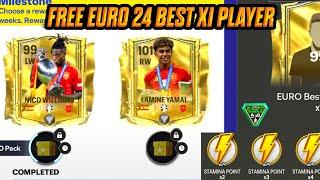 FREE EURO BEST XI PLAYER  || HOW TO GET STAMINA POINTS || EURO TEAM OF THE TOURNAMENT CHAPTER