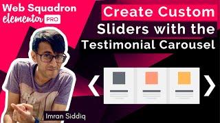 Elementor - Create Custom Sliders with the Testimonial Carousel