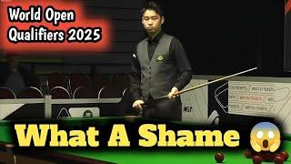 Si jiahui Vs Zak surety snooker world open 2025 highlight