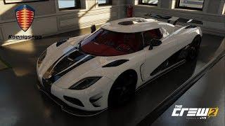 The Crew 2 - KOENIGSEGG AGERA R - Customization, Top Speed Run, Review