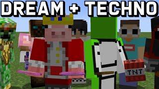 if Dream and Technoblade were BOTH in Minecraft Manhunt