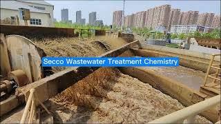 Secco polyacrylamide PAM production line and warehouse flocculant chemicals for wastewater treatment