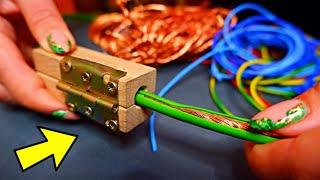 How to STRIP Copper WIRE | Top 3  DIY Stripping devices | INCREDIBILE
