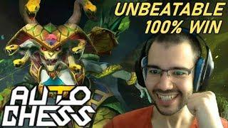 PERFECT GAME 100% WIN Broken Build | Dota Auto Chess Gameplay 90