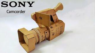 How To Make a Camera From Cardboard | Diy Camcorder | CrazyF India